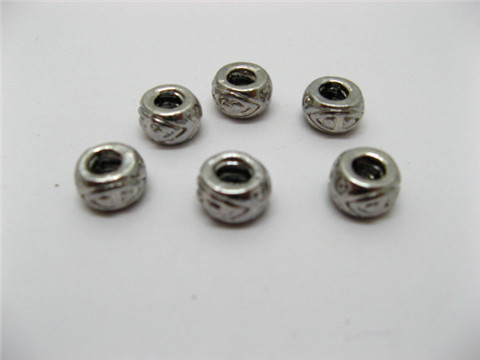 20 Alloy Pandora Carved Metal Thread Beads ac-sp277 - Click Image to Close