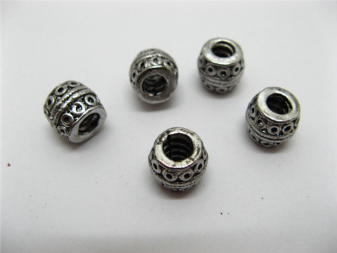 10 Alloy Pandora Carved Metal Thread Beads ac-sp282 - Click Image to Close