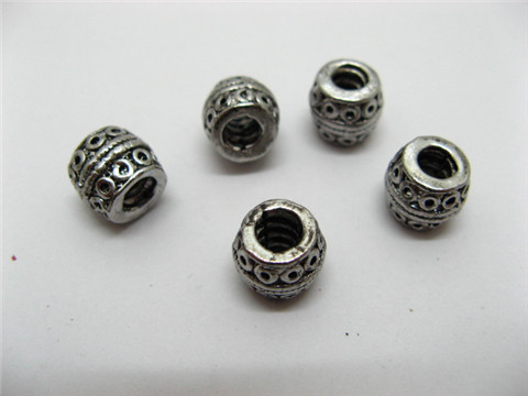10 Alloy Pandora Carved Metal Thread Beads ac-sp282 10 Alloy Pandora Carved Metal Thread Beads ac-sp282