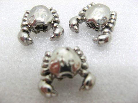 60 Alloy Pandora Crab Metal Thread Beads ac-sp316 - Click Image to Close