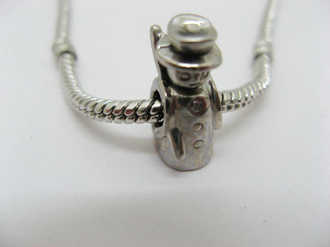 10 Alloy European Gentleman Thread Beads ac-sp359 - Click Image to Close