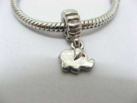 10 Alloy European Thread Beads With Elephent Dangle ac-sp437 10 Alloy European Thread Beads With Elephent Dangle ac-sp437