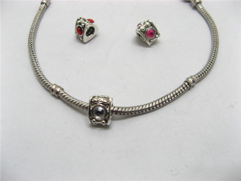50 Alloy Triangle Thread Pandora beads ac-sp591 50 Alloy Triangle Thread Pandora beads ac-sp591