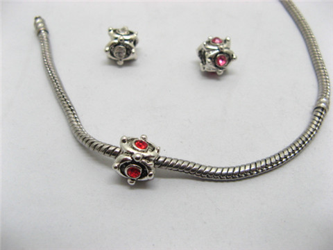 50 Alloy Eye Thread Pandora beads ac-sp595 50 Alloy Eye Thread Pandora beads ac-sp595