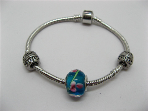 1X Bracelet Fits Pandora Charms Bead Longth 19cm Wholesale 1X Bracelet Fits Pandora Charms Bead Longth 19cm Wholesale