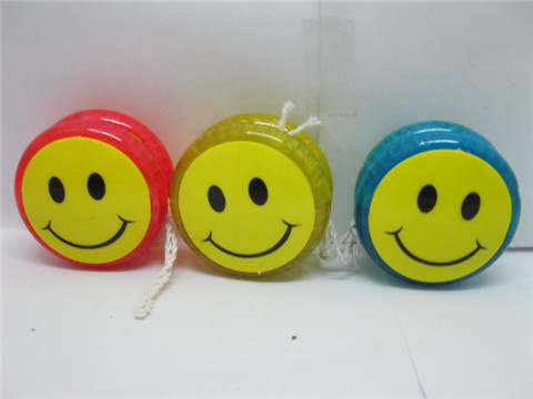 24 New Smile Face Flashing YoYos String Packet Mixed - Click Image to Close