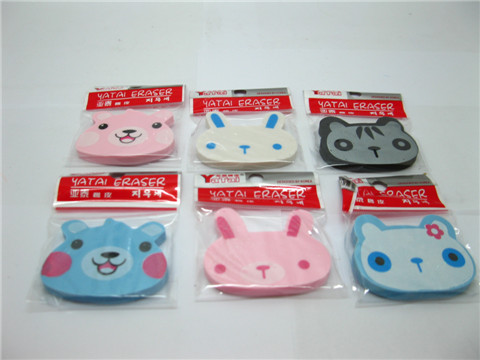 30 New Novelty Animal Erasers Assorted - Click Image to Close