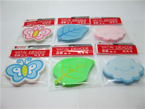 30 Novelty Butterfly Leaf Design Erasers Assorted - Click Image to Close