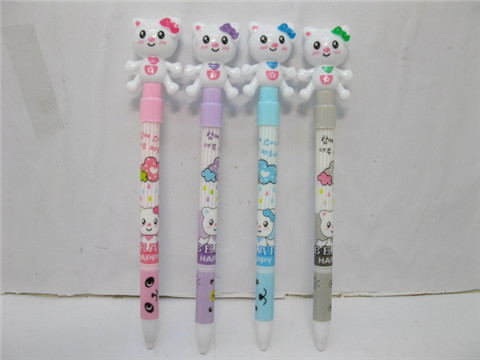 36Pcs Automatic Ball Point Pens w/Miss Cat on Top - Click Image to Close