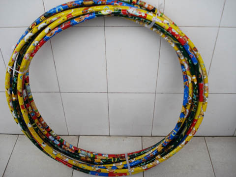 10 Hula Hoops Exercise Sports Hoop Cartoon Design 65cm - Click Image to Close