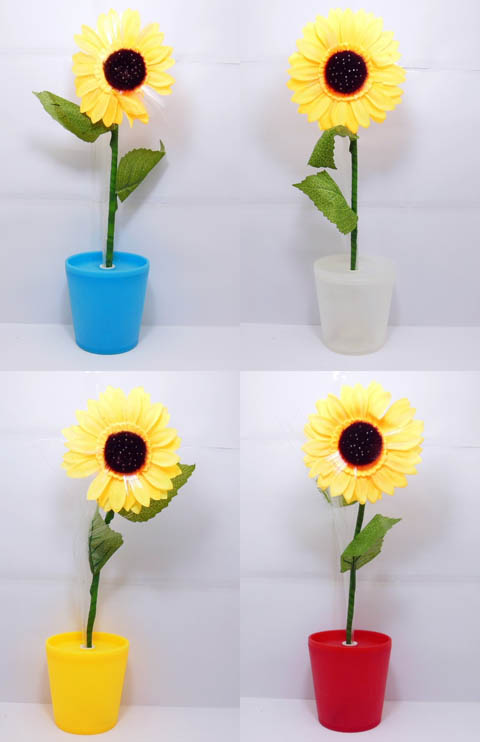 24 Flashing Potted Sunflower Wedding Home Decoration 24 Flashing Potted Sunflower Wedding Home Decoration