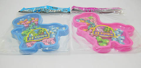 16Sheet x 24Pcs Cute Dinosaur Rubber Eraser w/Case 16Sheet x 24Pcs Cute Dinosaur Rubber Eraser w/Case