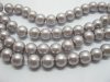 1Bag X 700pcs Glass Pearl Beads 8mm Dia.- Silver Grey 1Bag X 700pcs Glass Pearl Beads 8mm Dia.- Silver Grey