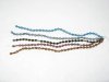 5String X 34Pcs 10mm Metallic Golden Heart glass beads 5String X 34Pcs 10mm Metallic Golden Heart glass beads