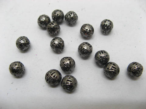 1000 Nickel Plated Round 8mm Beads ac-sp471 - Click Image to Close