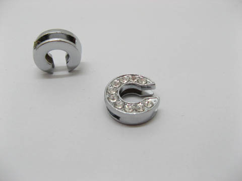 10 Fashion Rhinestone Letter "C" Beads Collar Charms 10 Fashion Rhinestone Letter "C" Beads Collar Charms
