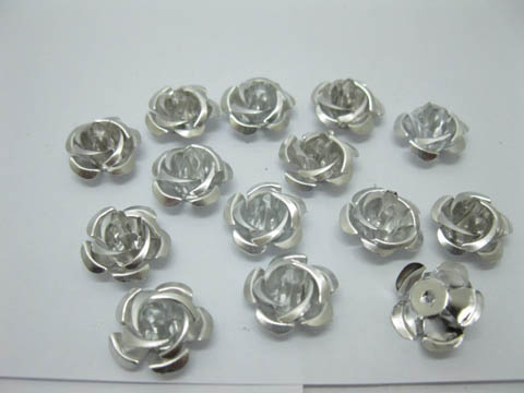 475Pcs Sliver Flower Beads Findings 15mm 475Pcs Sliver Flower Beads Findings 15mm
