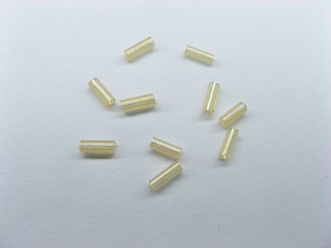 5packets x 500gram (10000pcs) Yellow Bugles Glass Tube Beads 5mm 5packets x 500gram (10000pcs) Yellow Bugles Glass Tube Beads 5mm