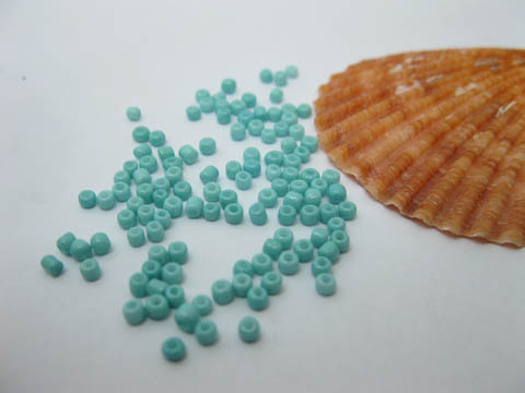 1Bag X 30000Pcs Opaque Glass Seed Beads 2mm Turquoise - Click Image to Close