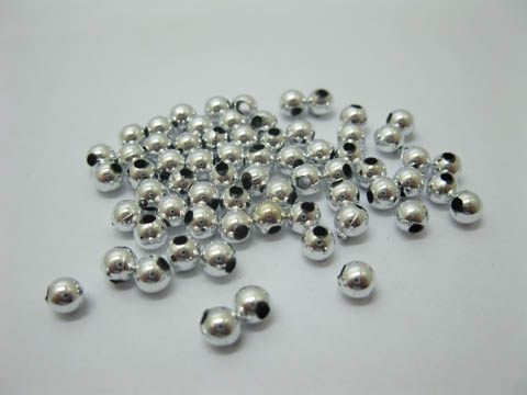 7000 Silver Plated Coated Round Spacer Beads 5mm 7000 Silver Plated Coated Round Spacer Beads 5mm