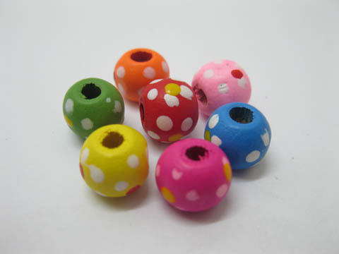 500Pcs Round Wooden Beads 8mm Mixed Color 500Pcs Round Wooden Beads 8mm Mixed Color