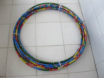 10 Hula Hoops Exercise Sports Hoop Cartoon Design 75cm - Click Image to Close