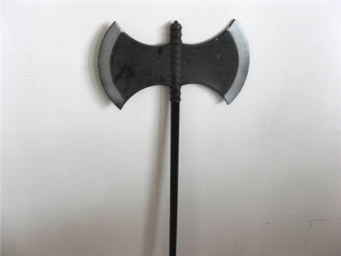 10X Jumbo Plastic Double Axe Costume Party Favor - Click Image to Close