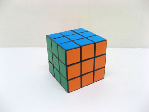 6Pcs Colourful Plain Magic Cube Puzzler 6x6cm - Click Image to Close