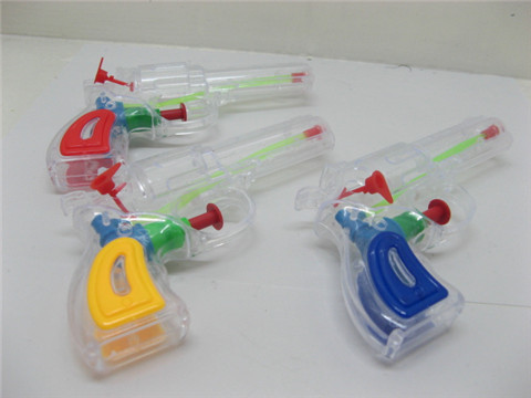 10 Funny Clear Plastic Water Pistol Guns toy-p821 - Click Image to Close