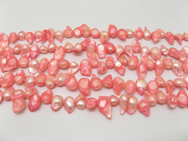 5 strand green orange pink fresh water pearl beads 5 strand green orange pink fresh water pearl beads